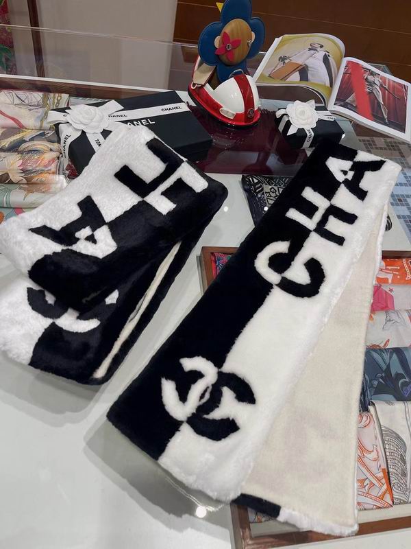 Chanel scarf 20X120cm E43 (8)